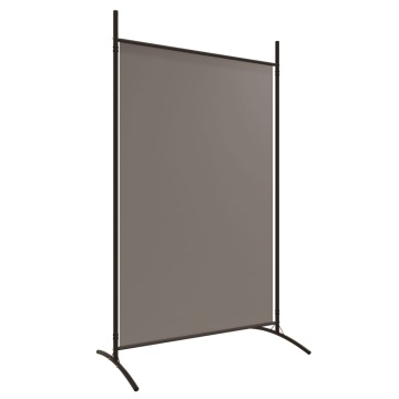 Paravan de cameră cu 3 panouri, antracit, 525x180 cm, textil - Img 5