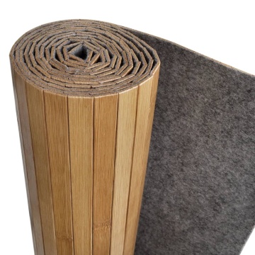 Paravan de cameră din bambus, culoare naturală, 250 x 165 cm - Img 3
