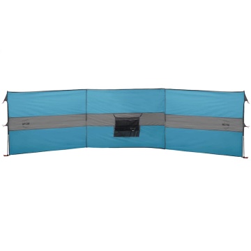 Paravan de camping, albastru, 490x123 cm, impermeabil - Img 5