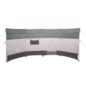 Paravan de camping, verde, 366x152x152 cm, impermeabil - Img 4
