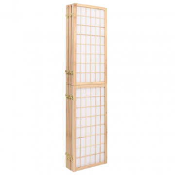 Paravan pliabil de cameră, 6 panouri, 240x170 cm, stil japonez - Img 4