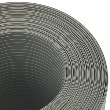 Paravane de grădină, 10 buc., gri piatră, 252,5x19 cm, PVC - Img 4