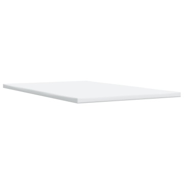 Pat continental cu saltea, gri deschis, 120x200 cm, catifea - Img 6