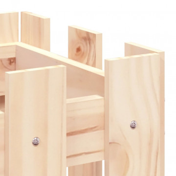 Pat înălțat grădină design gard 100x30x30 cm lemn de pin tratat - Img 6