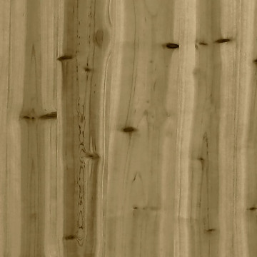 Pat înălțat grădină design gard 100x50x50 cm lemn impregnat pin - Img 7