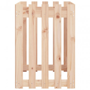 Pat înălțat grădină design gard 100x50x70 cm lemn impregnat pin - Img 5