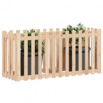 Pat înălțat grădină design gard 150x50x70 cm lemn impregnat pin - Img 3