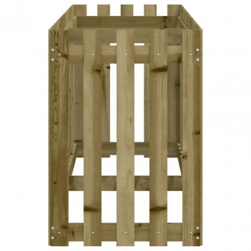 Pat înălțat grădină design gard 200x50x70 cm lemn impregnat pin - Img 5