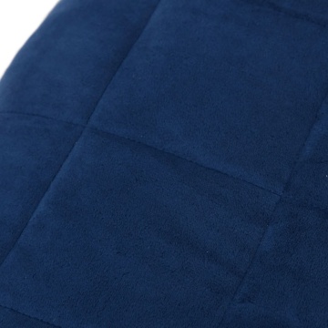 Pătură anti-stres, albastru, 122x183 cm, 5 kg, material textil - Img 4
