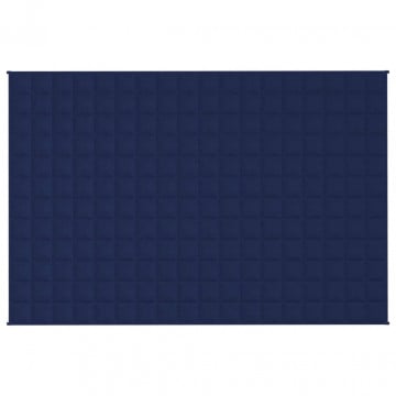 Pătură anti-stres, albastru, 122x183 cm, 5 kg, material textil - Img 3