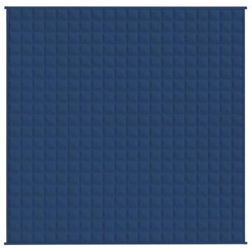 Pătură anti-stres, albastru, 200x200 cm, 13 kg, material textil - Img 3