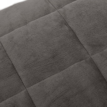 Pătură cu greutăți, gri, 155x220 cm, 11 kg, material textil - Img 4