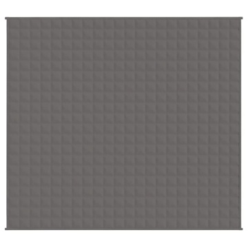 Pătură cu greutăți, gri, 200x225 cm, 9 kg, material textil - Img 3