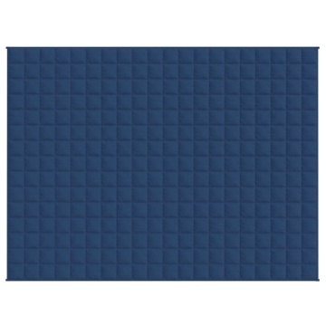 Pătură grea, albastru, 152x203 cm, 7 kg, material textil - Img 3