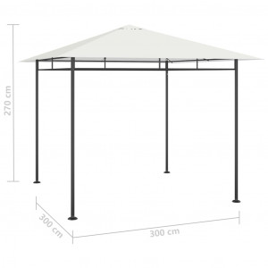 Pavilion, crem, 3x3x2,7 m, 180 g/m² - Img 4