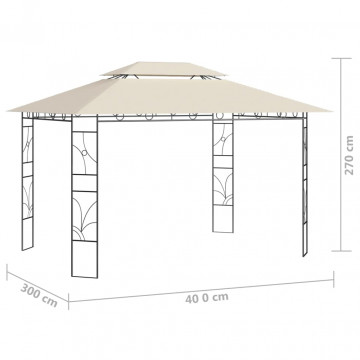 Pavilion, crem, 4x3x2,7 m, 160 g/m² - Img 5
