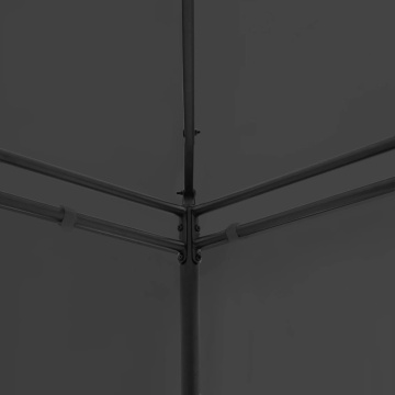 Pavilion cu perdele, antracit, 600 x 298 x 270 cm - Img 7