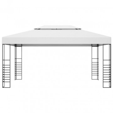 Pavilion cu șir de lumini LED, alb, 4x3x2,7 m - Img 4