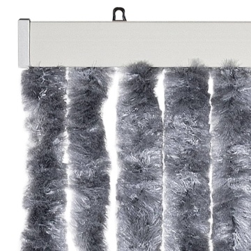 Perdea pentru insecte, argintiu, 118 x 220 cm, Chenille - Img 4