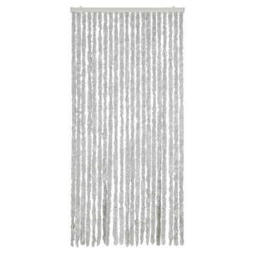 Perdea pentru insecte, gri, 90x200 cm, chenille - Img 3