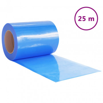 Perdea pentru ușă, albastru, 300 mmx2,6 mm 25 m, PVC - Img 2