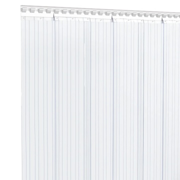 Perdea pentru ușă, transparent, 300 mmx2,6 mm 25 m, PVC - Img 3