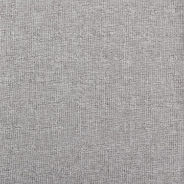Perdele opace, aspect pânză, cu ocheți, 2 buc., gri, 140x245 cm - Img 4