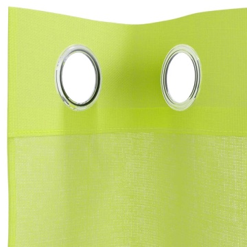 Perdele Voile cu Oelii 2 buc Verde măr 140x175 cm - Img 8