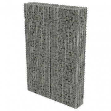 Perete gabion cu capace, 100 x 20 x 150 cm, oțel galvanizat - Img 2