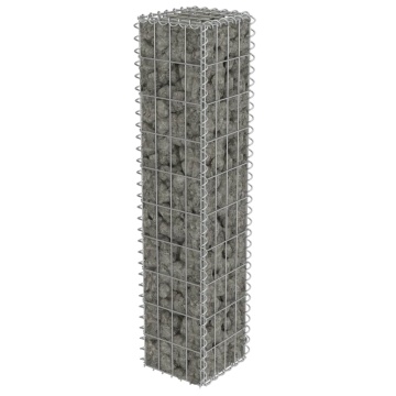 Perete gabion cu capace, 20x20x100 cm, oțel galvanizat - Img 3