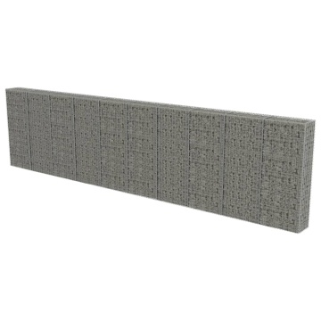 Perete gabion cu capace, 600 x 30 x 150 cm, oțel galvanizat - Img 2
