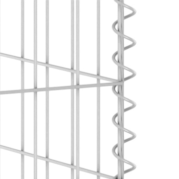 Perete gabion pentru pubele, 180x100x110 cm, oțel galvanizat - Img 5