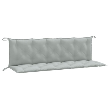Pernă bancă de grădină 2db melanj gri deschis 180x50x7cm textil - Img 2