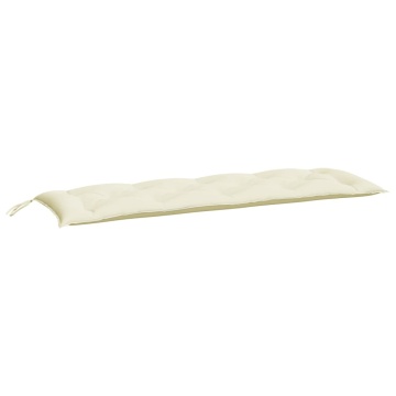Pernă bancă de grădină, crem, 150x50x7 cm, textil oxford - Img 2