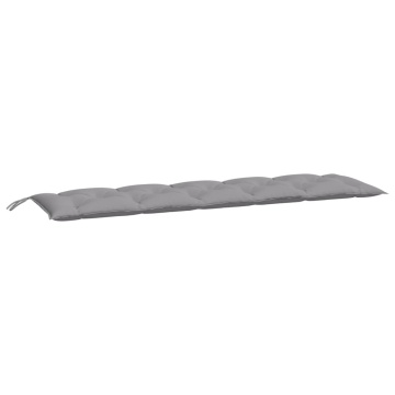 Pernă bancă de grădină, gri, 180x50x7 cm, material oxford - Img 2