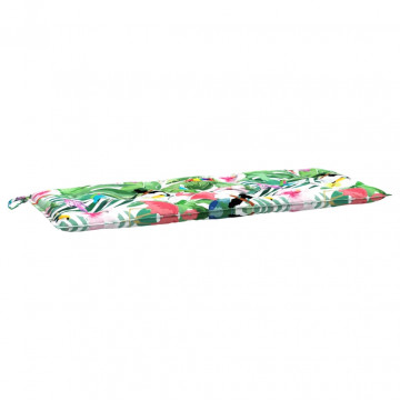 Pernă bancă de grădină, multicolor, 120x50x7 cm, textil - Img 4