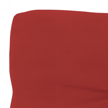 Pernă canapea din paleți, roșu, 70 x 40 x 10 cm - Img 3