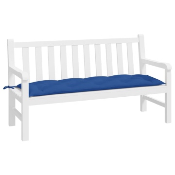 Pernă de bancă de grădină, albastru, 150x50x7 cm, textil oxford - Img 3
