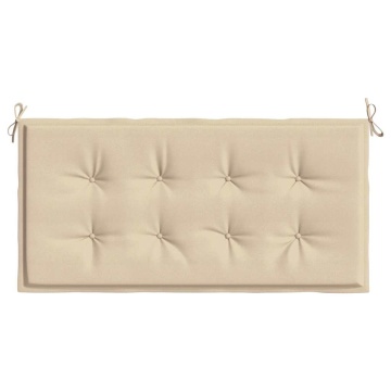 Pernă de bancă de grădină, bej, 100x50x4 cm, textil oxford - Img 4