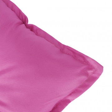 Pernă de bancă, roz, 180x50x7 cm, textil - Img 6