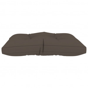 Pernă de canapea din paleți, gri taupe, 60 x 61 x 10 cm - Img 7