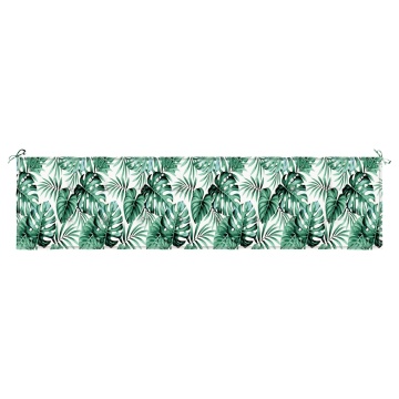 Perna de grădină cu model de frunze 200x50x4 cm din material Oxford - Img 4