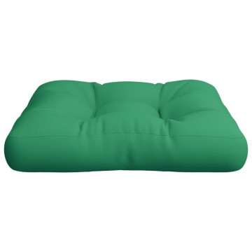 Pernă de paleți, verde, 60x60x12 cm, material textil - Img 4