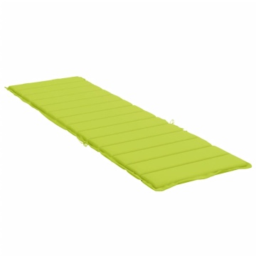 Pernă de șezlong, verde aprins, 200x70x3 cm, textil oxford - Img 4