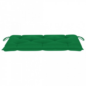 Pernă pentru bancă de grădină, verde, 100x50x7 cm, textil - Img 3