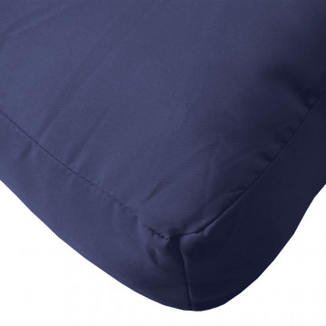 Pernă pentru paleți, bleumarin, 70x70x12 cm, textil - Img 6