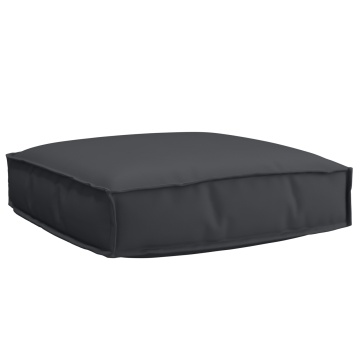 Pernă pentru șezut Neagră 60x60x12 cm Material Oxford - Img 2
