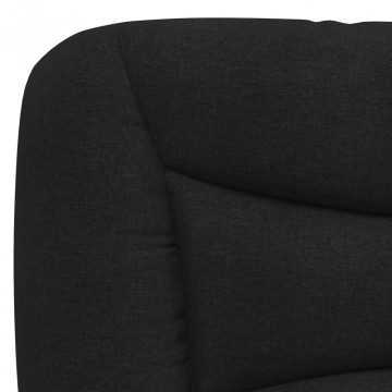 Pernă pentru tăblie de pat, negru, 100 cm, material textil - Img 7