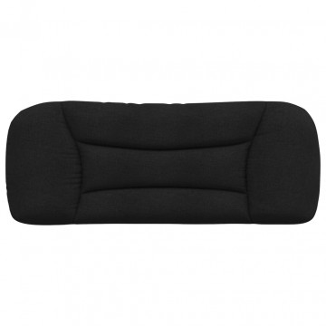 Pernă pentru tăblie de pat, negru, 100 cm, material textil - Img 8
