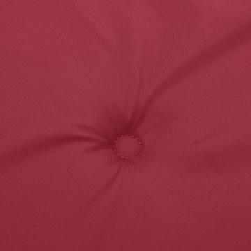 Perne cu spătar mic, 6 buc. roșu vin 100x50x3 cm textil oxford - Img 6